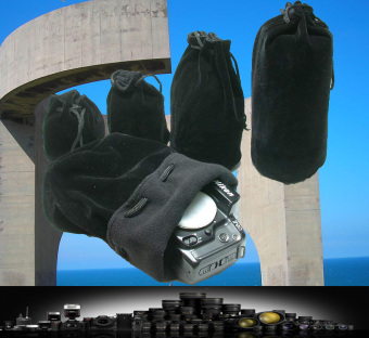 Gambar Slr lensa kamera tas