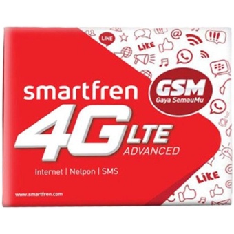Smartfren 4G GSM Kuota 13 GB Kartu Perdana  