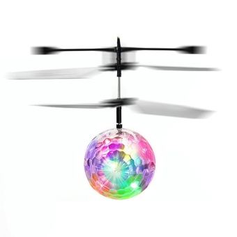 Gambar SOBUY Flying Ball, Hand Suspension RC Drone Helicopter AircraftInfrared Sensing Induction Built in Shinning with LED Lighting forKids, Teenagers   intl