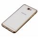 Gambar Softcase Silicon Jelly Case List Shining Chrome for Samsung GalaxyJ7 Prime   Gold