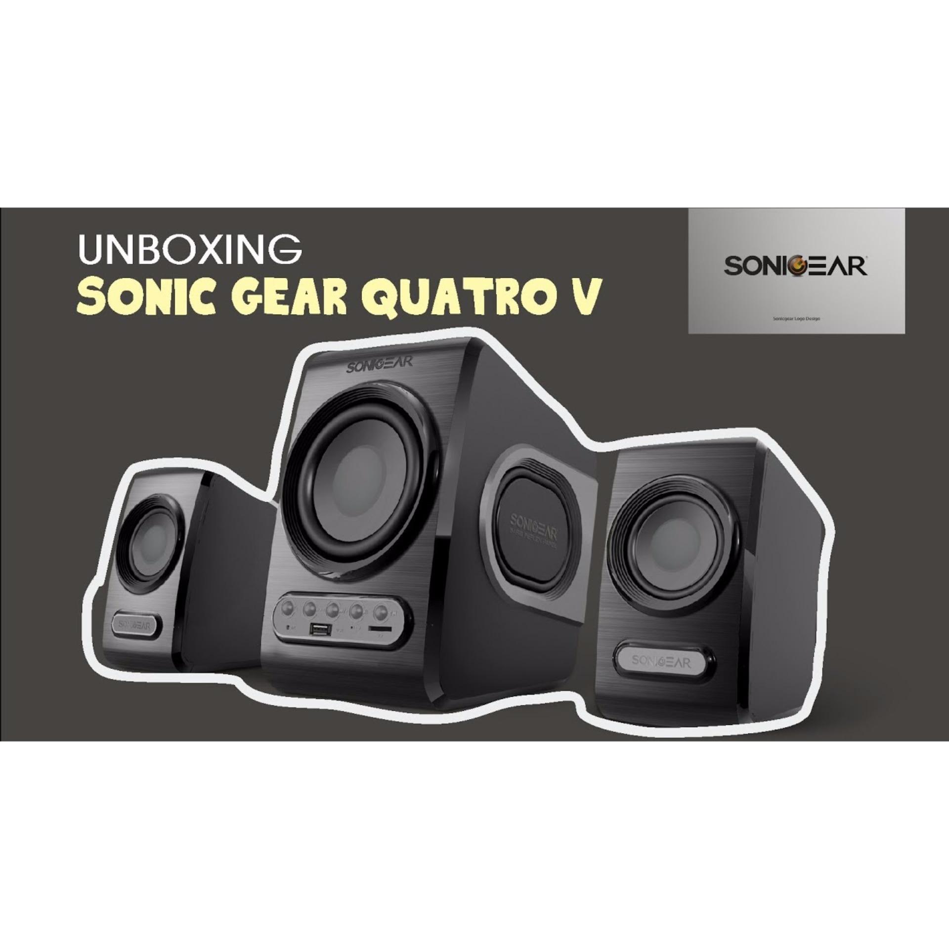 sonicgear quatro v speaker 21 system with bass merah sonicgear quatro v speaker 21 system with bass merah
