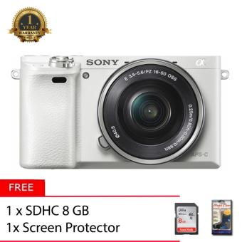 Sony Alpha A6000L 16-50mm + Free memory 8gb + Free Screen Protector  