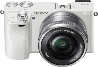 Sony Alpha a6000L Kit 16-50mm Lens Kamera Mirrorless - 24.3 MP - Putih  