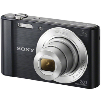 Sony Cyber-Shot DSC-W810 - 20 MP - Hitam  
