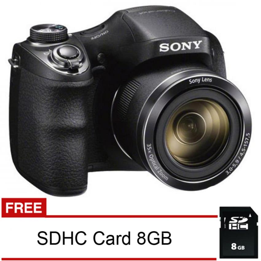 Sony DSC-H300 - 20.1 MP - 35x Optical Zoom - Free SDHC 8GB  