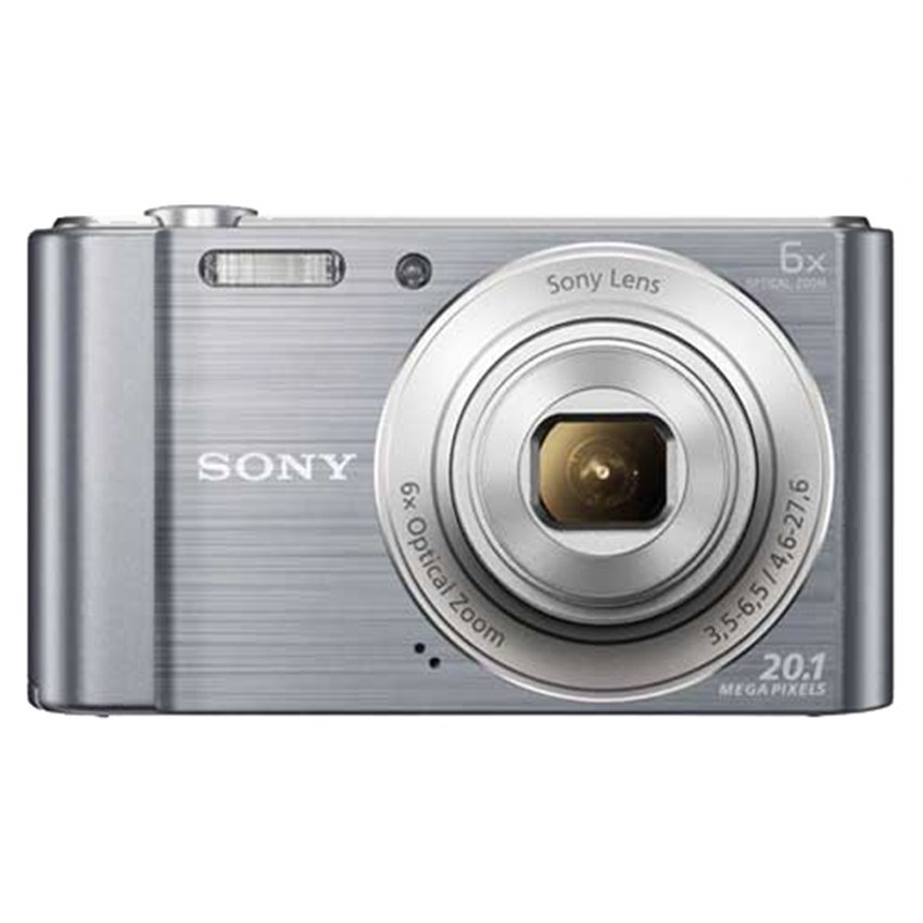 image:                  Sony DSC-W810 - 20.1 MP - 6x Optical Zoom - Silver                              