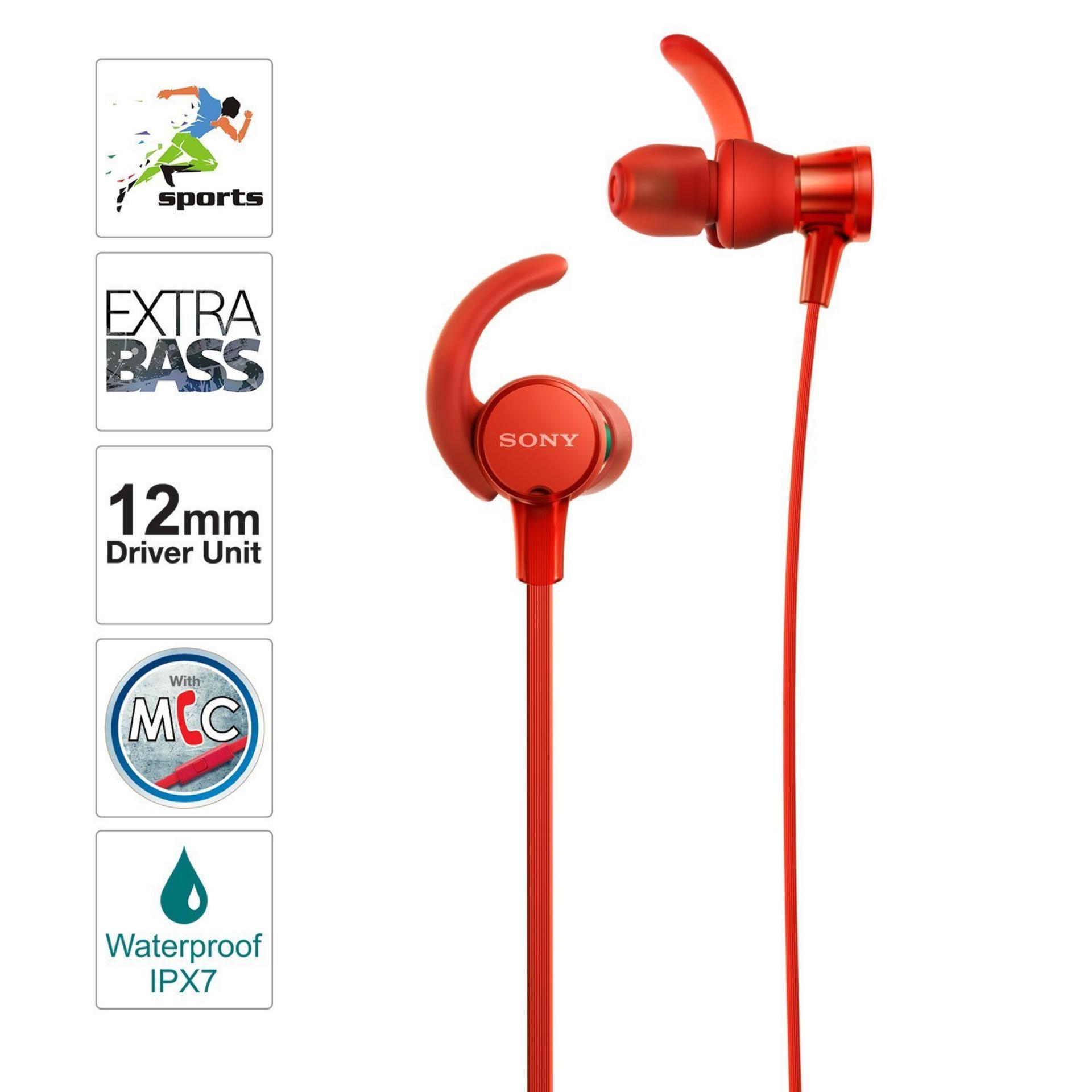 Sony MDR-XB510AS Extra Bass Sports In-Ear Headphones