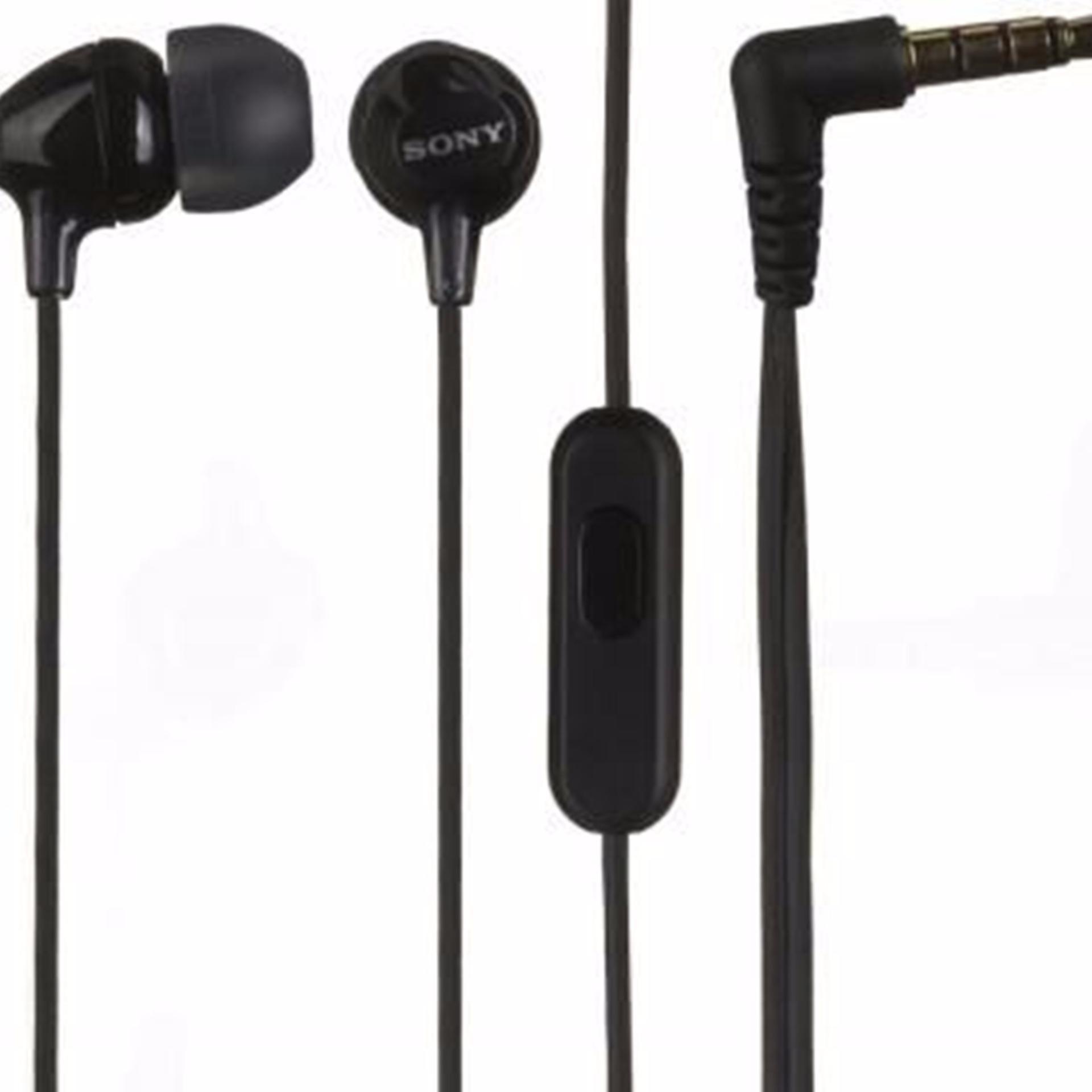 Sony Original Stereo Headset MDR EX15AP Jack 3 5mm Black