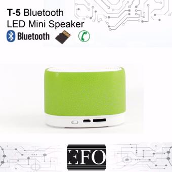 Gambar SPEAKER Bluetooth Music T5 Portable SUPER BASS Stereo LEDLOUDSPEAKER
