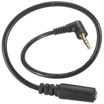 Gambar Stereo 3.5mm 1 8   Male to 90? Right Angle Female Plug Headphone Adapter Cable   intl