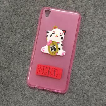 Gambar Super meng oppoa37m a37 silikon segar kecil tepi semua termasuk shell ponsel