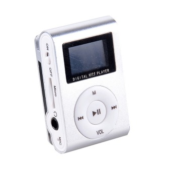 Gambar Supercart Mini Clip Mp3 Player Portable Digital Music Player WithScreen
