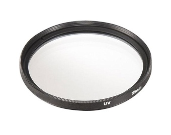 Gambar svoovs Black Universal Aluminum Alloy 55mm UV Protection Filter forDigital SLR Camera   intl