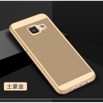 Gambar Taoyi Dotted Heat dissipation case cover for Samsung Galaxy A7 (2016)(gold)   intl