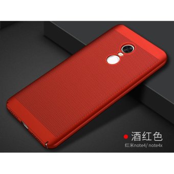 Gambar Taoyi Dotted Heat dissipation case cover for Xiaomi Redmi Note 4X(red)   intl