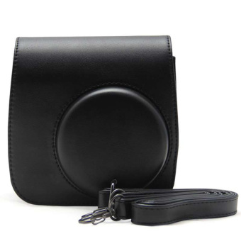 Gambar Tas kamera kulit penutup untuk Fuji Fujifilm Instax Mini8 Mini8s Single tas bahu