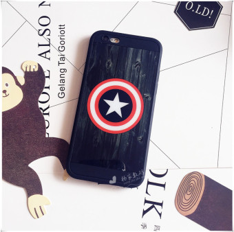 Gambar Tide merek iphone7plus kepribadian semua termasuk sisi silikon lembut telepon shell