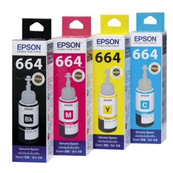 Gambar Tinta Epson T664 series Original Ink Bottle For L120 L220 L360 L380L455 L565