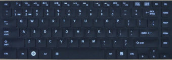 Gambar Toshiba m800 k01b t09b notebook keyboard komputer penutup film pelindung