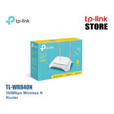 TP-LINK TL-WR840N (V2) 300Mbps Wireless N Router - Putih (TP-LinkStore) TpLinkStore