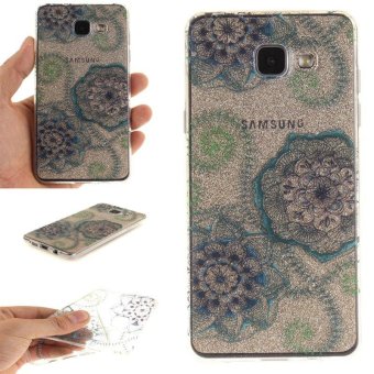 Gambar TPU Flexible Soft Case for Samsung Galaxy A5 2016 SM A510 5.2 Inch(Blue And Green Flowers)   intl