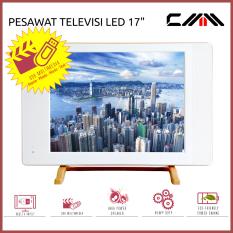 TV MONITOR LED 17 Inch - CMM - USB Movie - HDMI - VGA - AV - PUTIH
