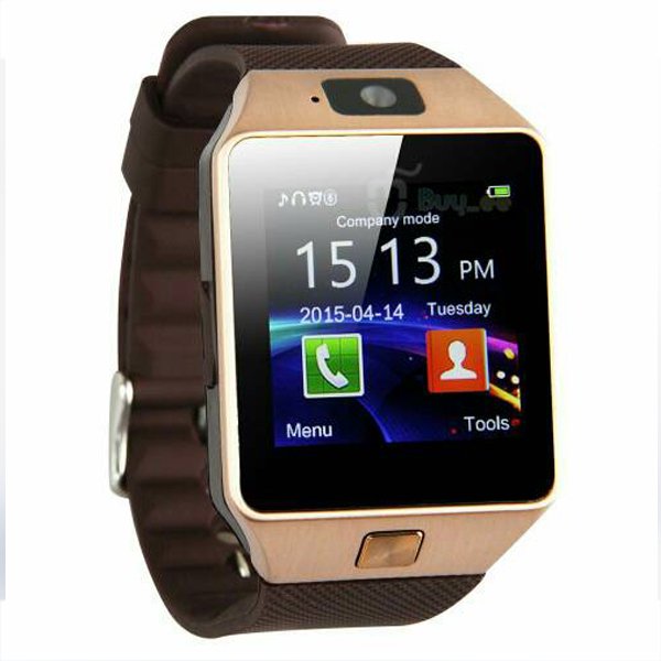 U Watch Smartwatch U9 DZ09 - Hitam - Strap Karet