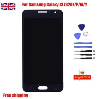 Gambar UK Black LCD Display Touch Screen Digitizer for Samsung Galaxy J3 J320F P   intl