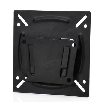 Gambar Ultra Slim Steel Wall Mount Arm Bracket for LCD TV Monitor   Black