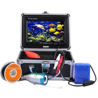 Underwater Fish Finder Professional Fishing Video Camera with 7 TFTColor LCD Hd Monitor 700tvl CCD 15M Cable Length with Carry Case - intl  