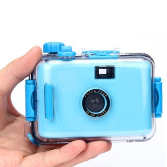 Gambar Underwater Waterproof Mini 35mm Film Camera Purple   intl