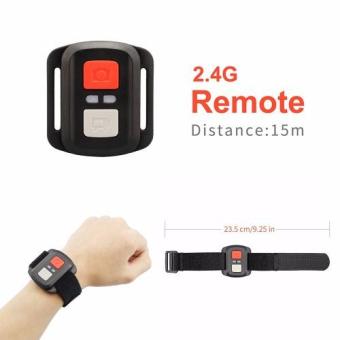 uNiQue Action Cam - Action Camera 4K - 12 MP - WIFI - Silver + FREE Remote