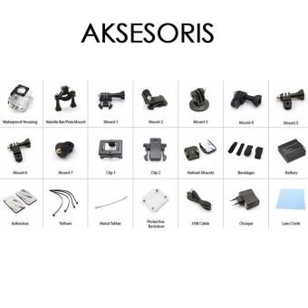 uNiQue Action Cam - Action Camera 4K - 16 MP - WIFI - Silver