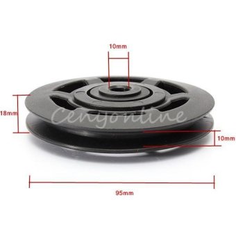 Gambar Universal Bearing Pulley Wheel Cable Gym Equipment Part WearproofDurable 95mm