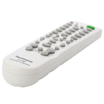 Gambar Universal remote controller yang mengendalikan Fang pengganti untukSamsung LED LCD TV DVD video player (putih)