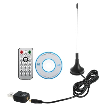 Gambar USB 2.0 Digital DVB T HDTV TV Tuner Receive USB Stick DVB T USB Dongle for Windows 7 8 10 PC Notebook   intl
