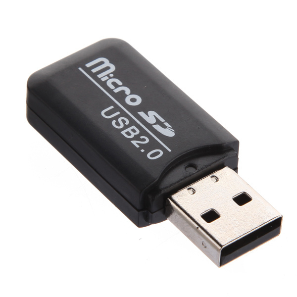 USB 2,0 Micro SD T-Flash Micro Reader disebut TF .