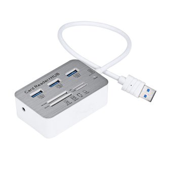 Gambar USB 3.0 Hub Combo 3 Ports Card Reader High Speed Multi USB SplitterHub USB Combo All In One for PC Computer Accessories   intl