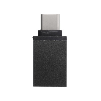 Gambar USB 3.0 tipe C OTG kabel adaptor untuk Macbook Nexus 6p tipe C USB C OTG Converter untuk tipe c semua ponsel hitam