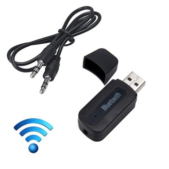 Gambar USB Bluetooth musik Receiver adaptor 3,5 mm Stereo Audio untuk iPhone
