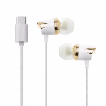Gambar USB Type C Earbud In Ear Headphone Wired Control With MIC For LeEcoLe 2 Max Pro   intl