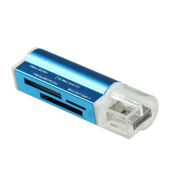 Gambar Useful Portable USB2.0 Multifunction Memory High Speed IntegratedCard Reader   intl