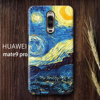 Gambar Van Gogh mate9 mate9pro kepribadian seni matte cangkang keras ponsel shell