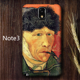 Gambar Van Gogh Note3 Note5 Retro Bintang Lulur Cangkang Keras Handphone Shell