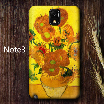 Gambar Van Gogh Note3 Note5 Retro Bintang Lulur Cangkang Keras Handphone Shell