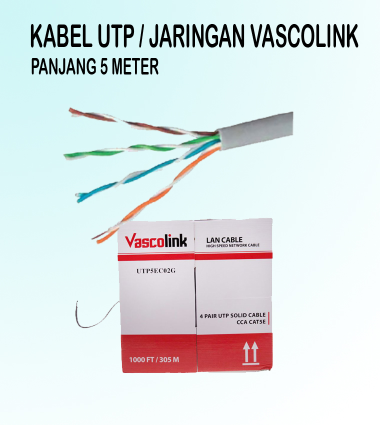 ... Vascolink Kabel UTP @5 Meter ...