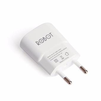 Vivan Robot RT-K1 White Charger Handphone Android  Charger Iphone  Charger Ipad