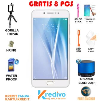 VIVO V5S Smartphone 464 - Gold Free 8 Bonus Bisa Kredit