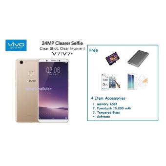VIVO V7+ [4/64GB] + Free 4 Item Accessories  