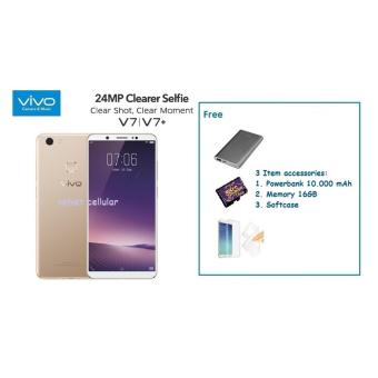 VIVO V7+ [4/64GB] + Free Package Accessories (3 Item)  
